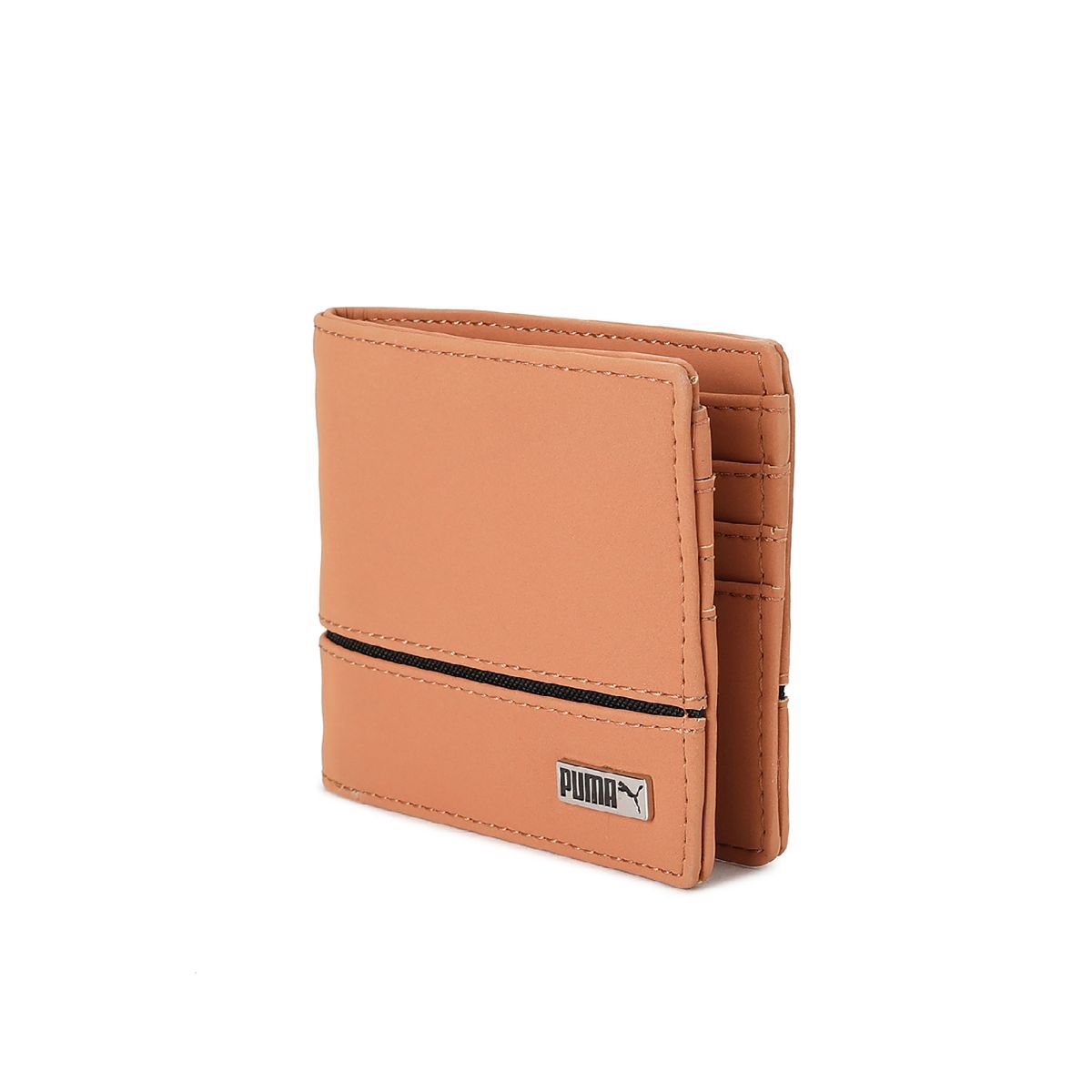 ZOO wallet long wallet kudu leather round zipper camel puma wallet 40 —  クラフトカフェ